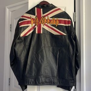 Def Leppard Wilsons Leather Tour Jacket, Size XXL
